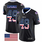 Nike Bills 49 Tremaine Edmunds Black USA Flag Fashion Limited Jersey Dyin,baseball caps,new era cap wholesale,wholesale hats
